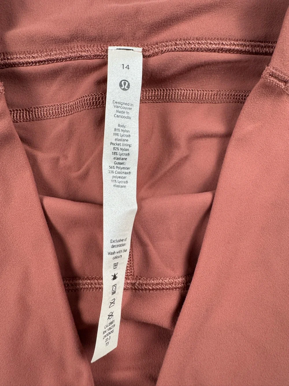 lululemon Groove  High-Rise Wide-Leg Pants in Terracotta